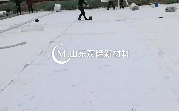 《運(yùn)城機(jī)場航站區(qū)改擴(kuò)建工程》土工布施工